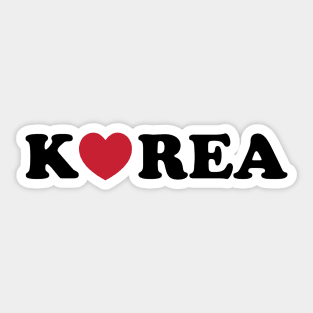 Korea Love Heart Sticker